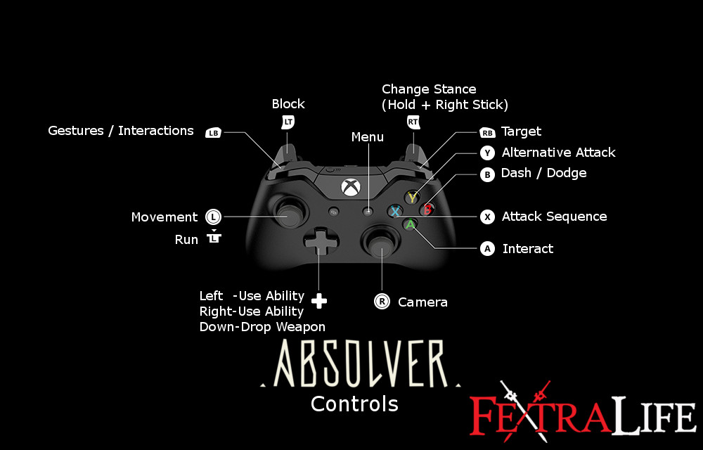 Absolver Xbox Controller